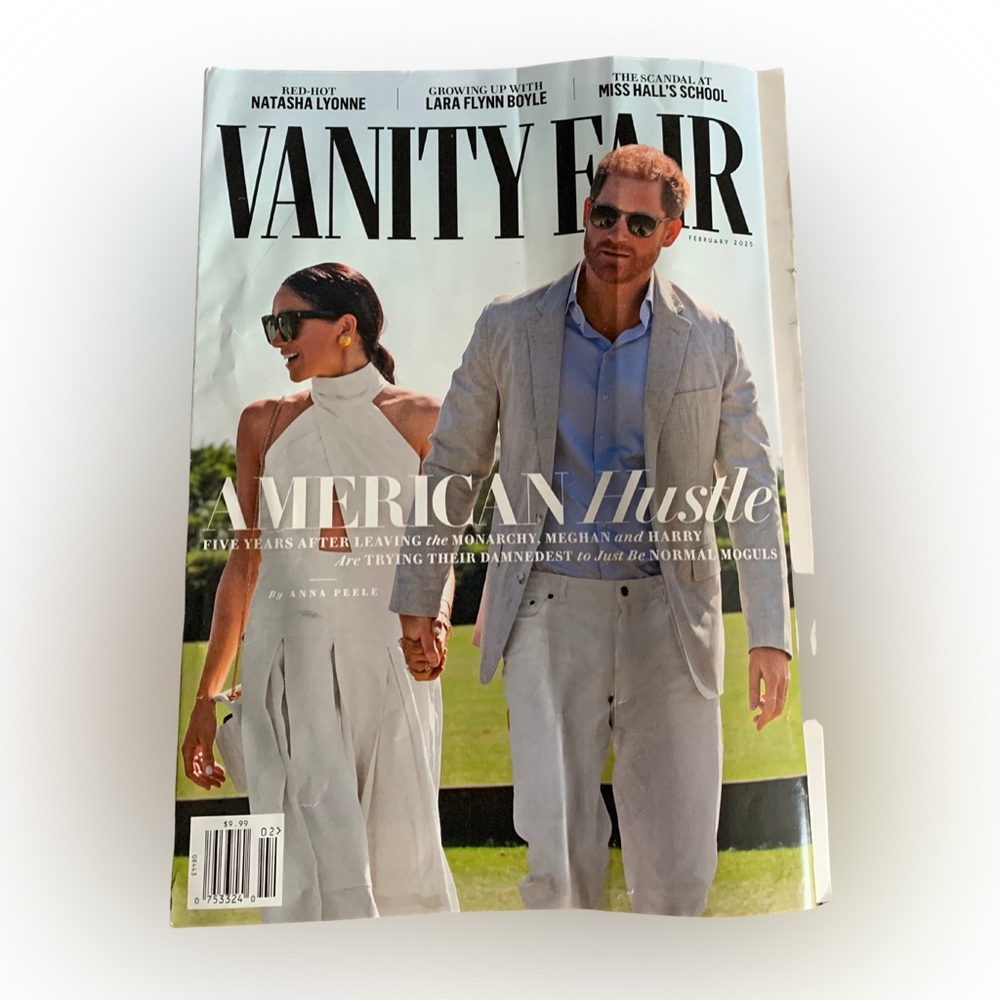 Vanity Fair Magazine Prince Harry Meghan Markle Cover February 2023
